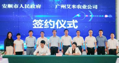 安顺市人民政府与艾米人工智能农业正式签约！