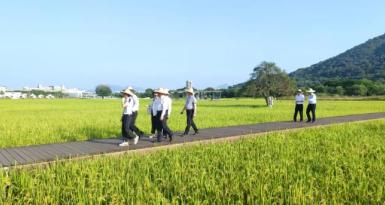 水利部水土保持司司长蒲朝勇、海峡两岸专家调研艾米水土保持与乡村发展技术成果